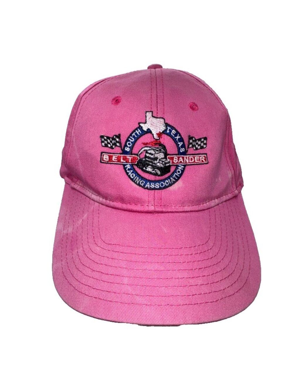 South Texas Belt Sander Racing Pink Hat Drag Racing Cap